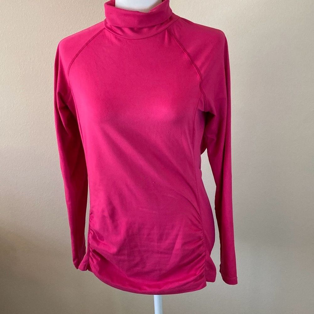 Athleta Mock Turtle Neck Base Layer Size Medium (F1)